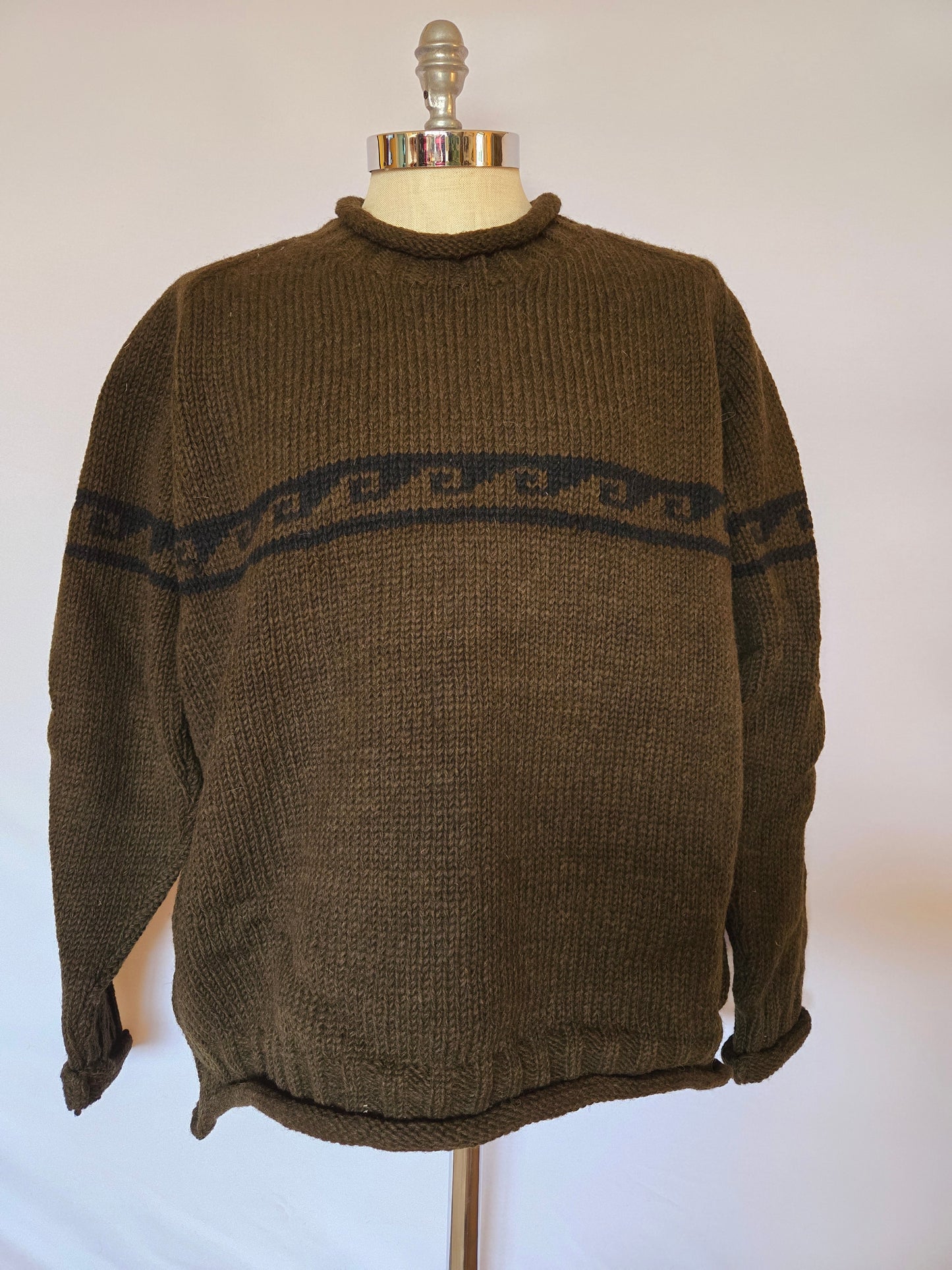 Roll Neck Sweater - Wave