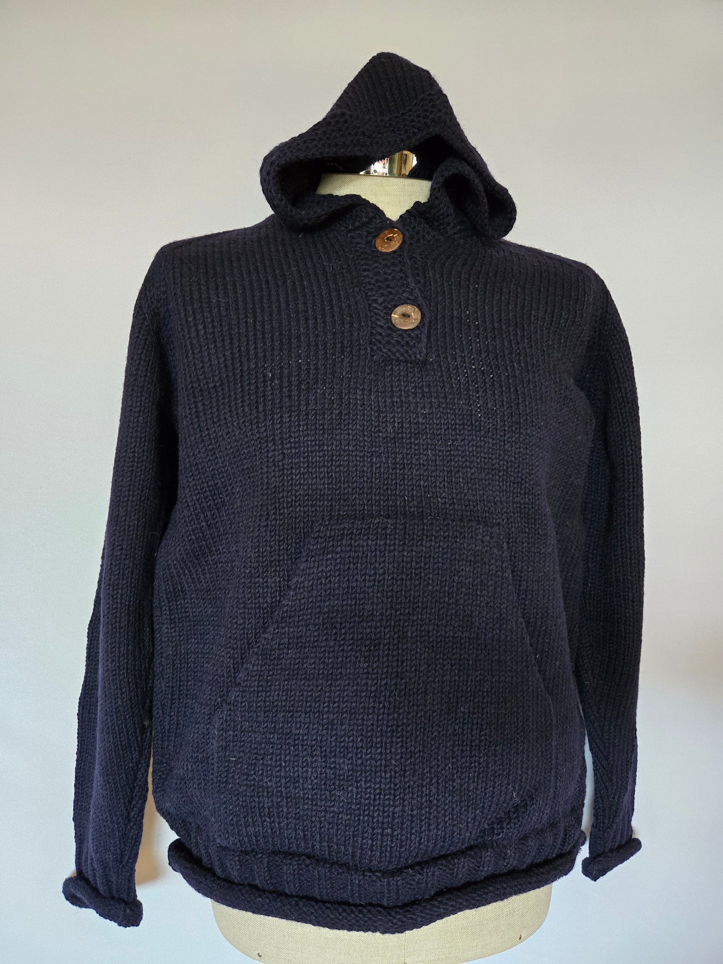 Wool Hoodie - Solid Color