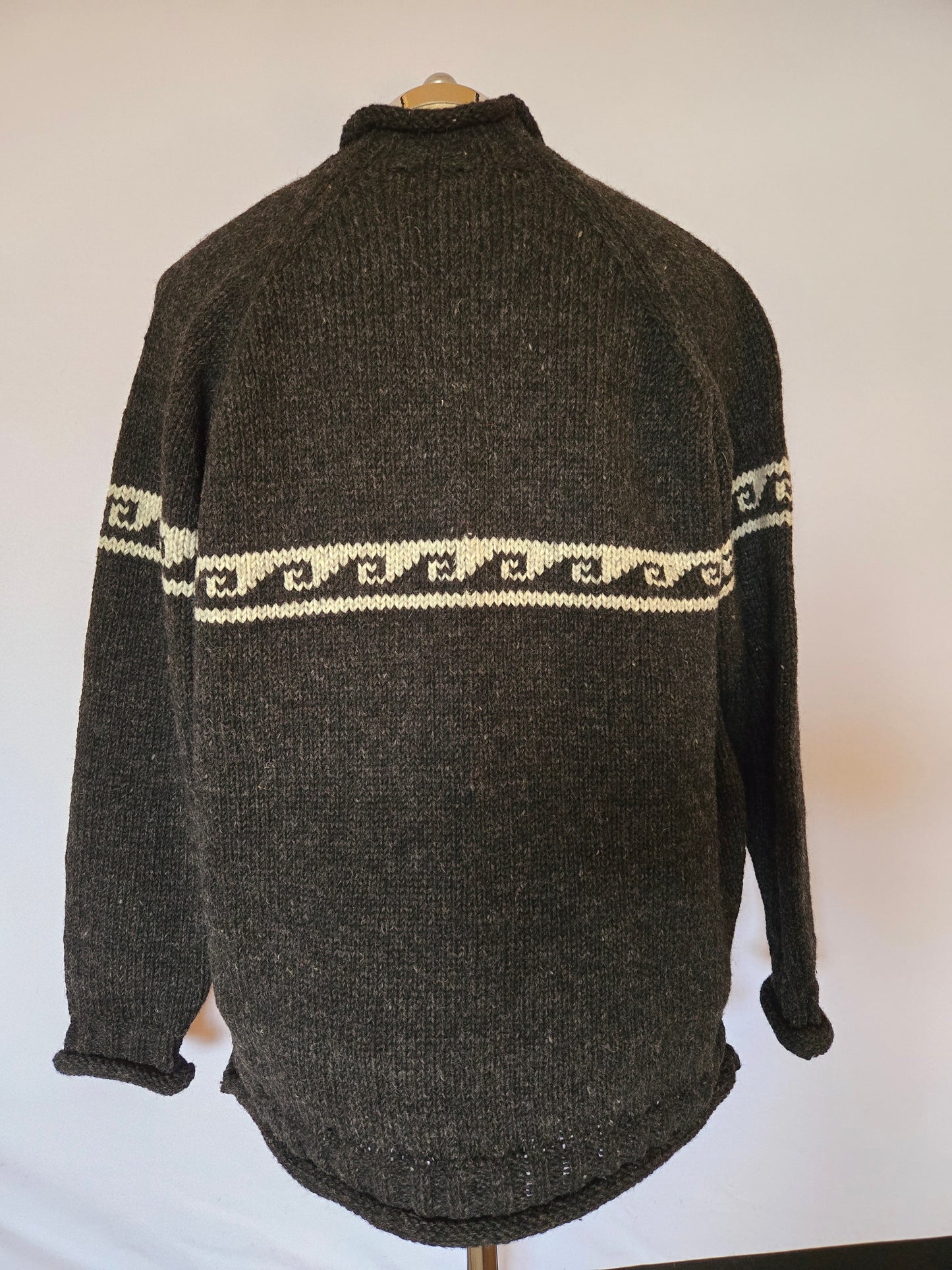 Roll Neck Sweater - Wave