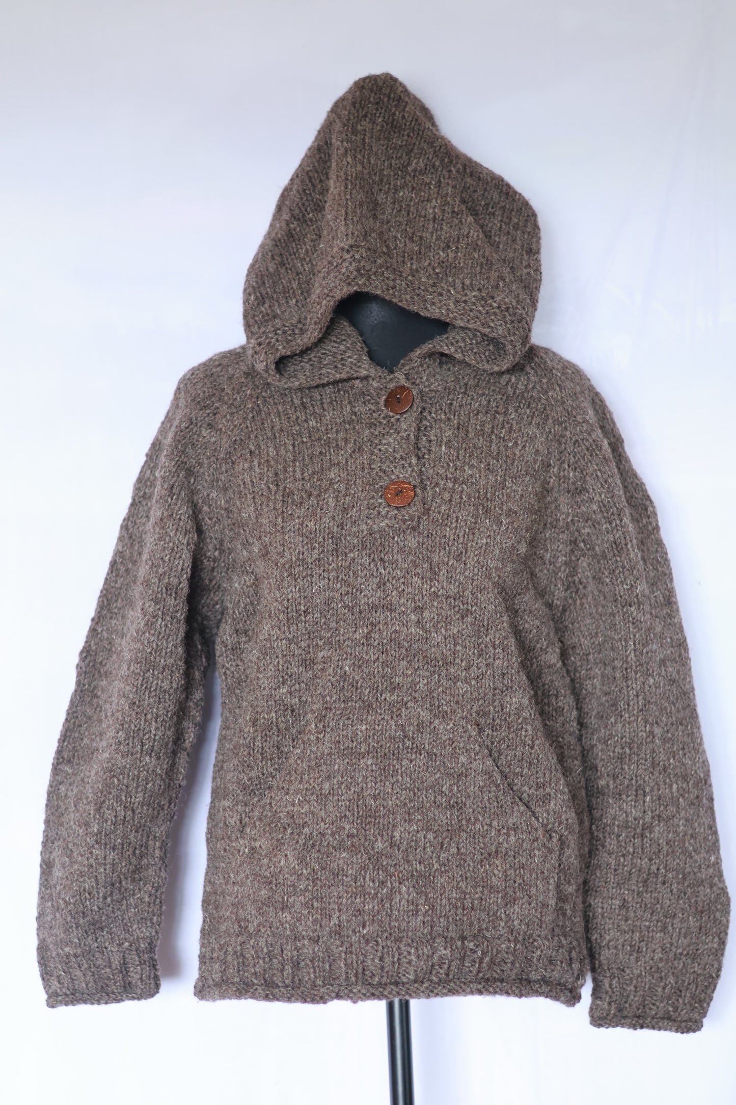 Wool Hoodie - Solid Color
