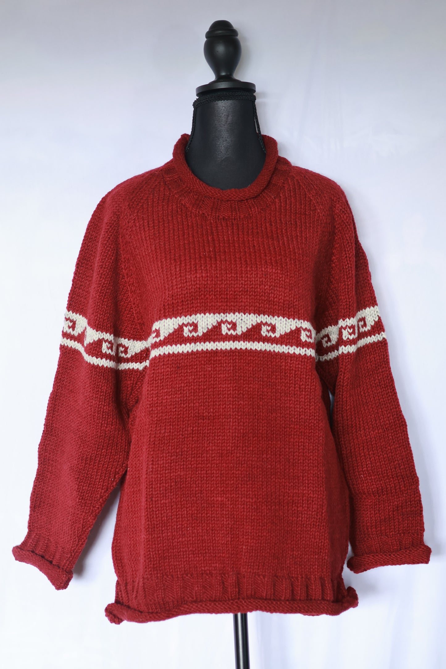 Roll Neck Sweater - Wave