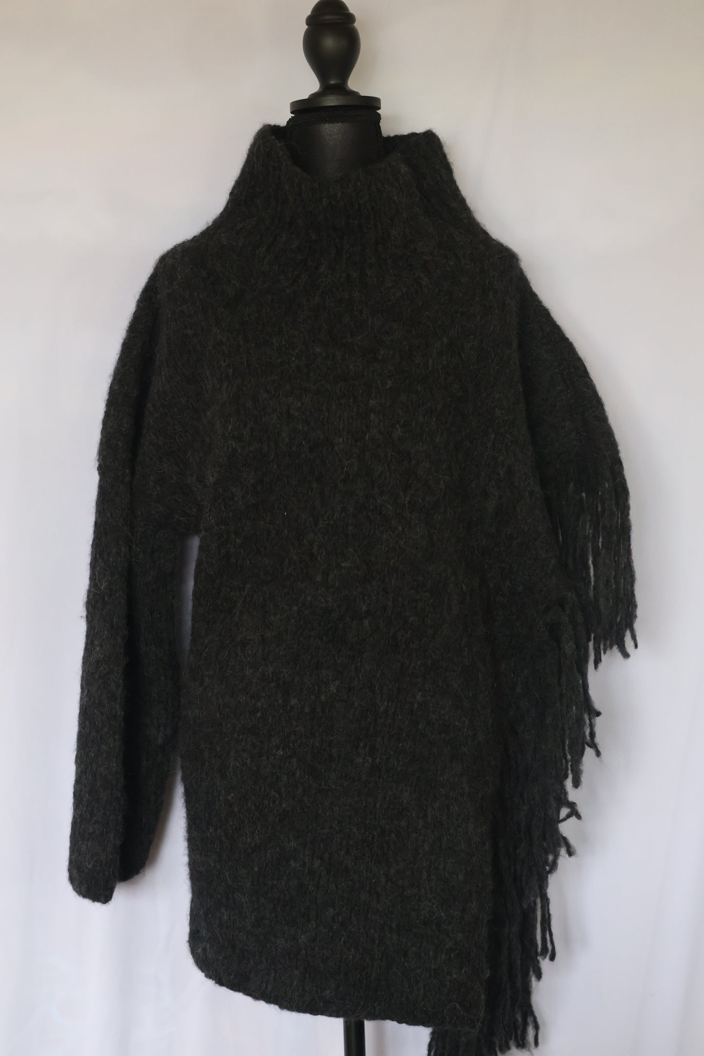 Solstice One-Sleeve Alpaca Poncho