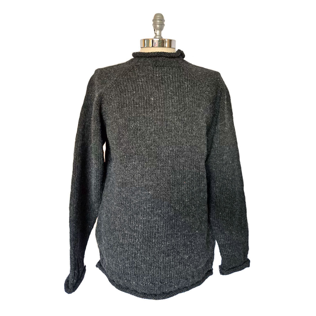 Roll Neck Sweater - Solid Color