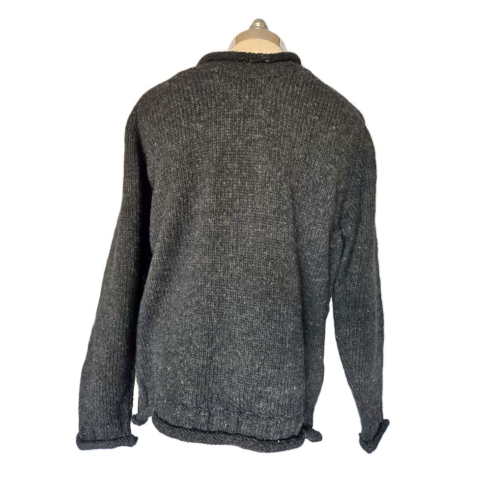 Roll Neck Sweater - Solid Color