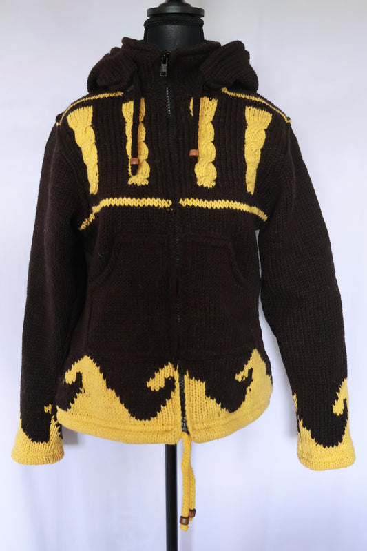 Wool Fleece Lined Jacket - Cable and Wave