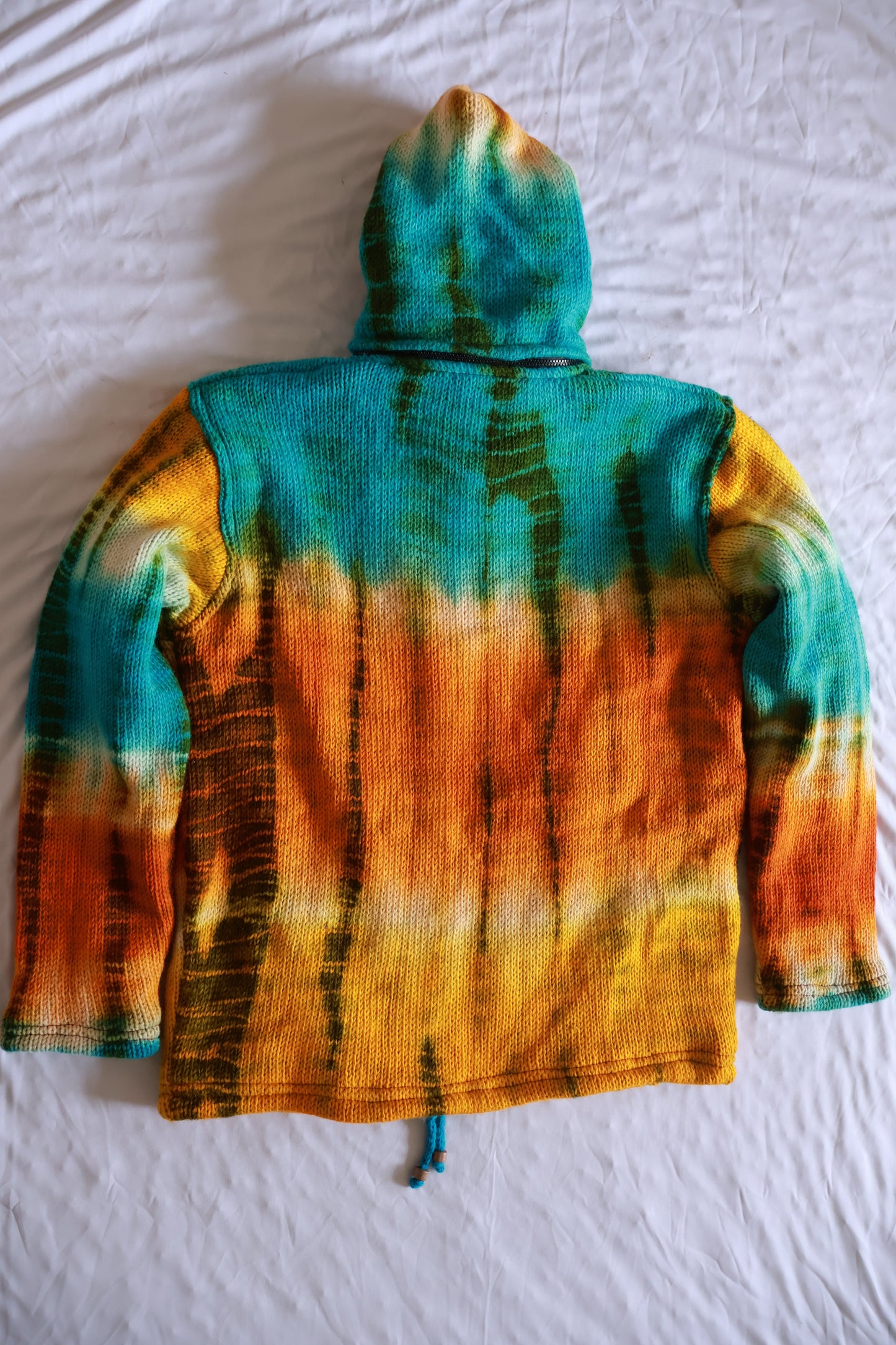 Wool Fleece Lined Jacket - Tie Dye