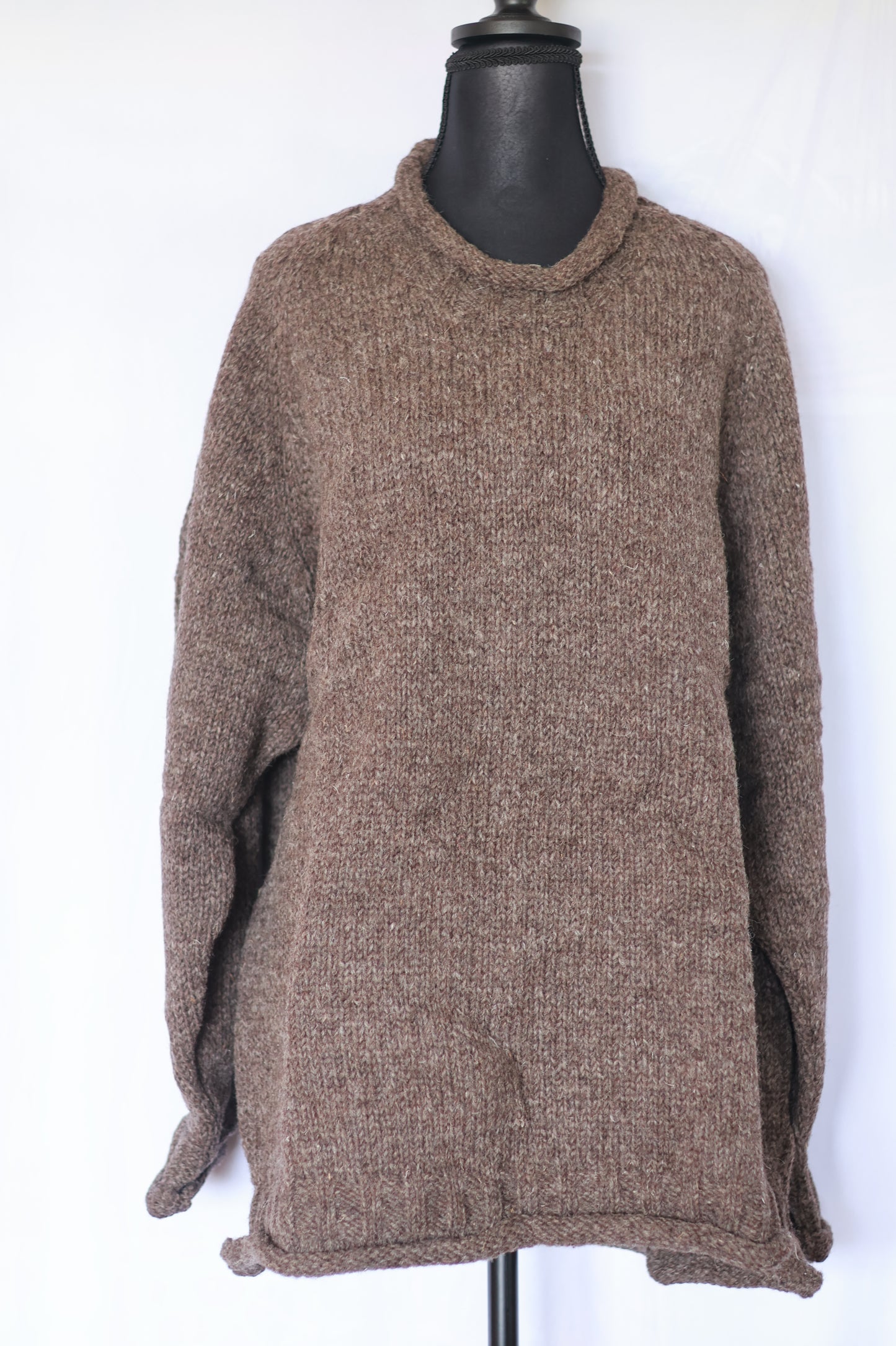 Roll Neck Sweater - Solid Color