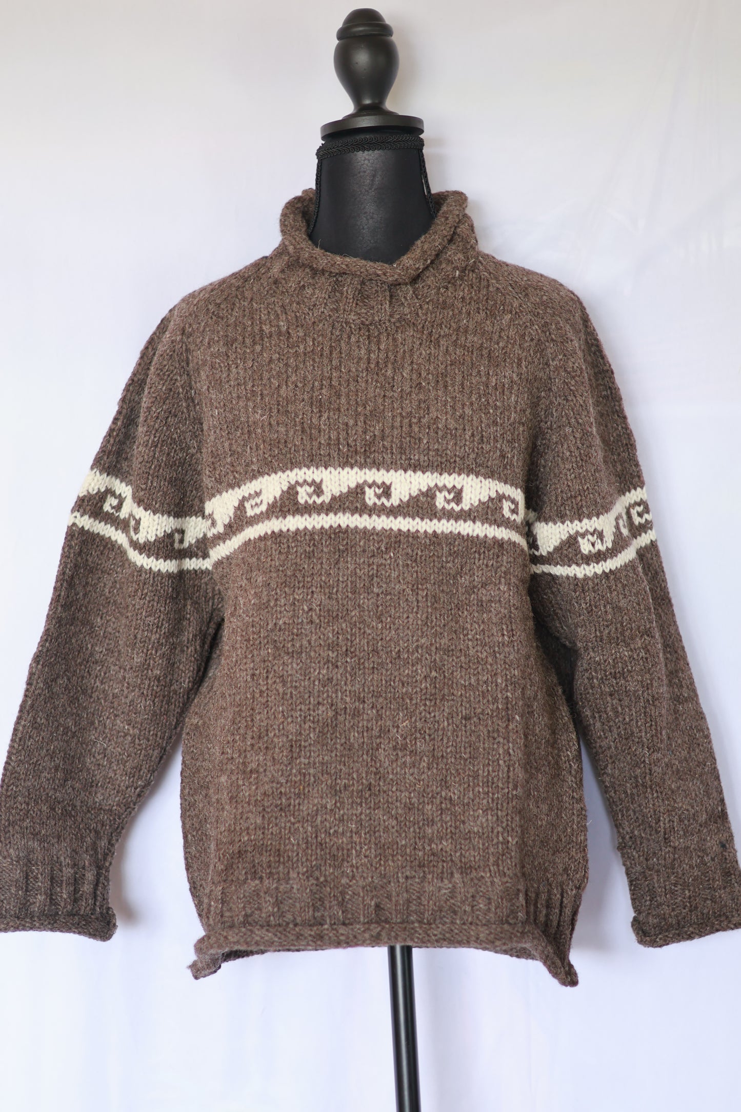 Roll Neck Sweater - Wave