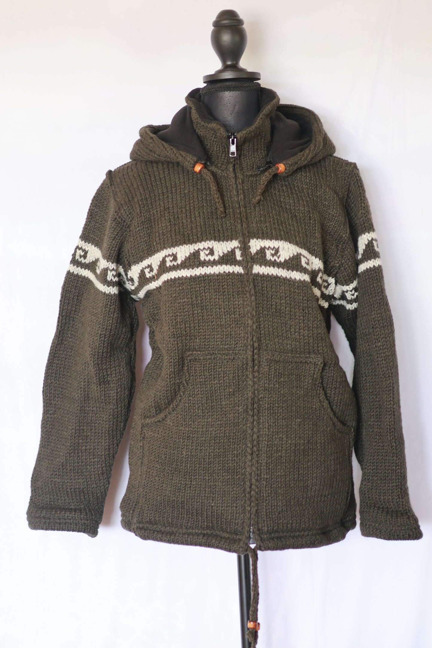 Wool Fleece Lined Jacket - Wave