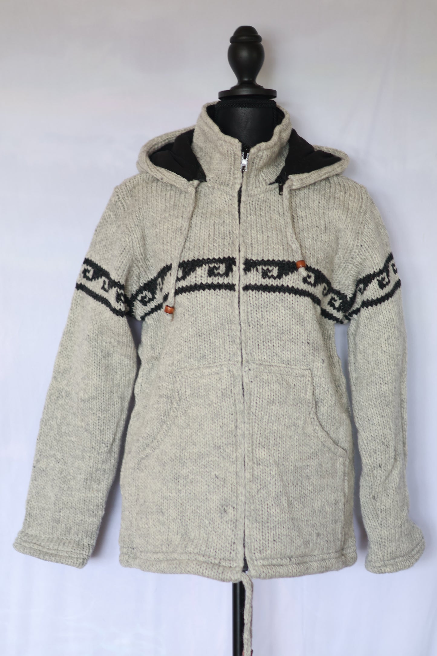 Wool Fleece Lined Jacket - Wave