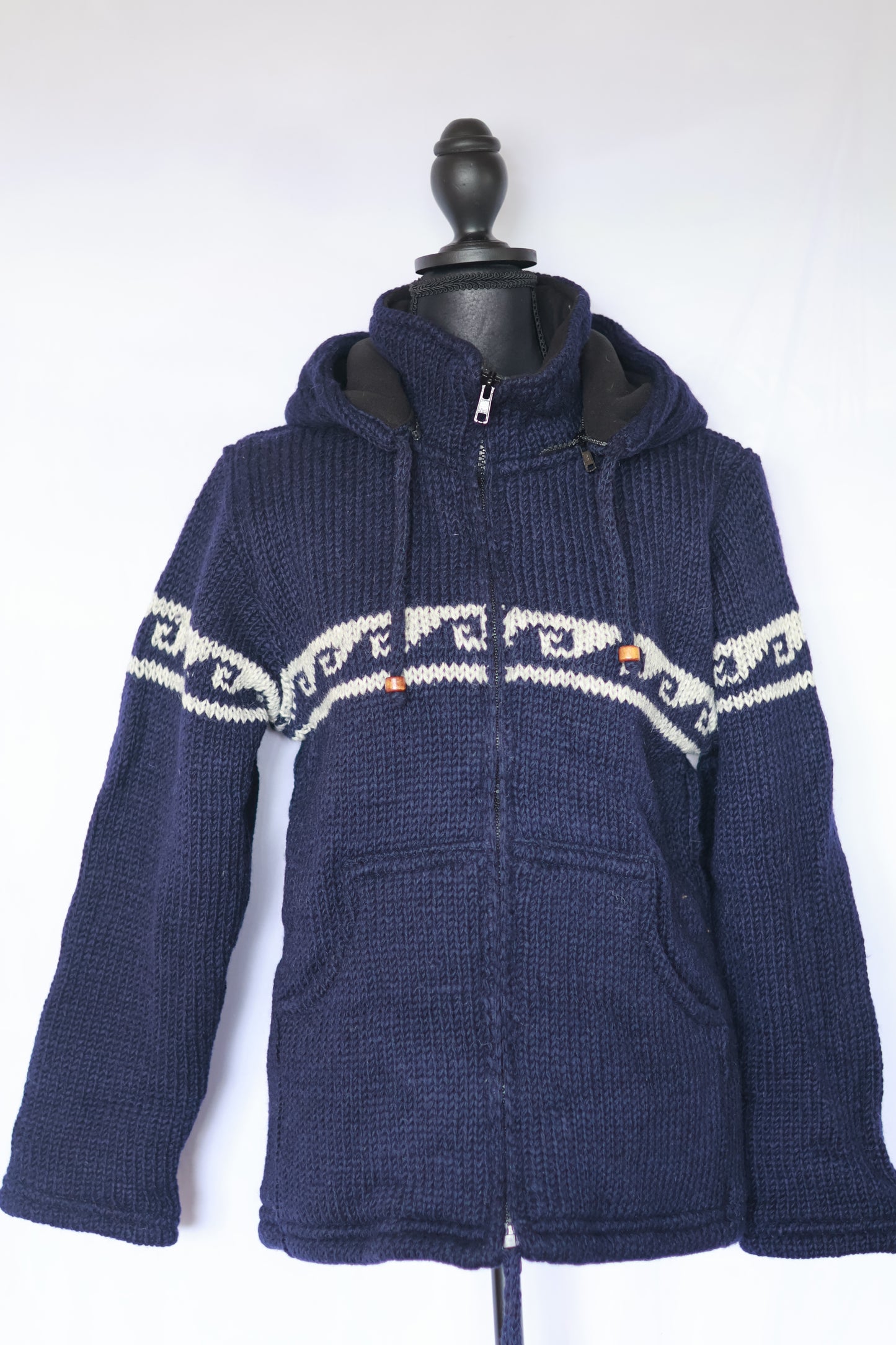Wool Fleece Lined Jacket - Wave