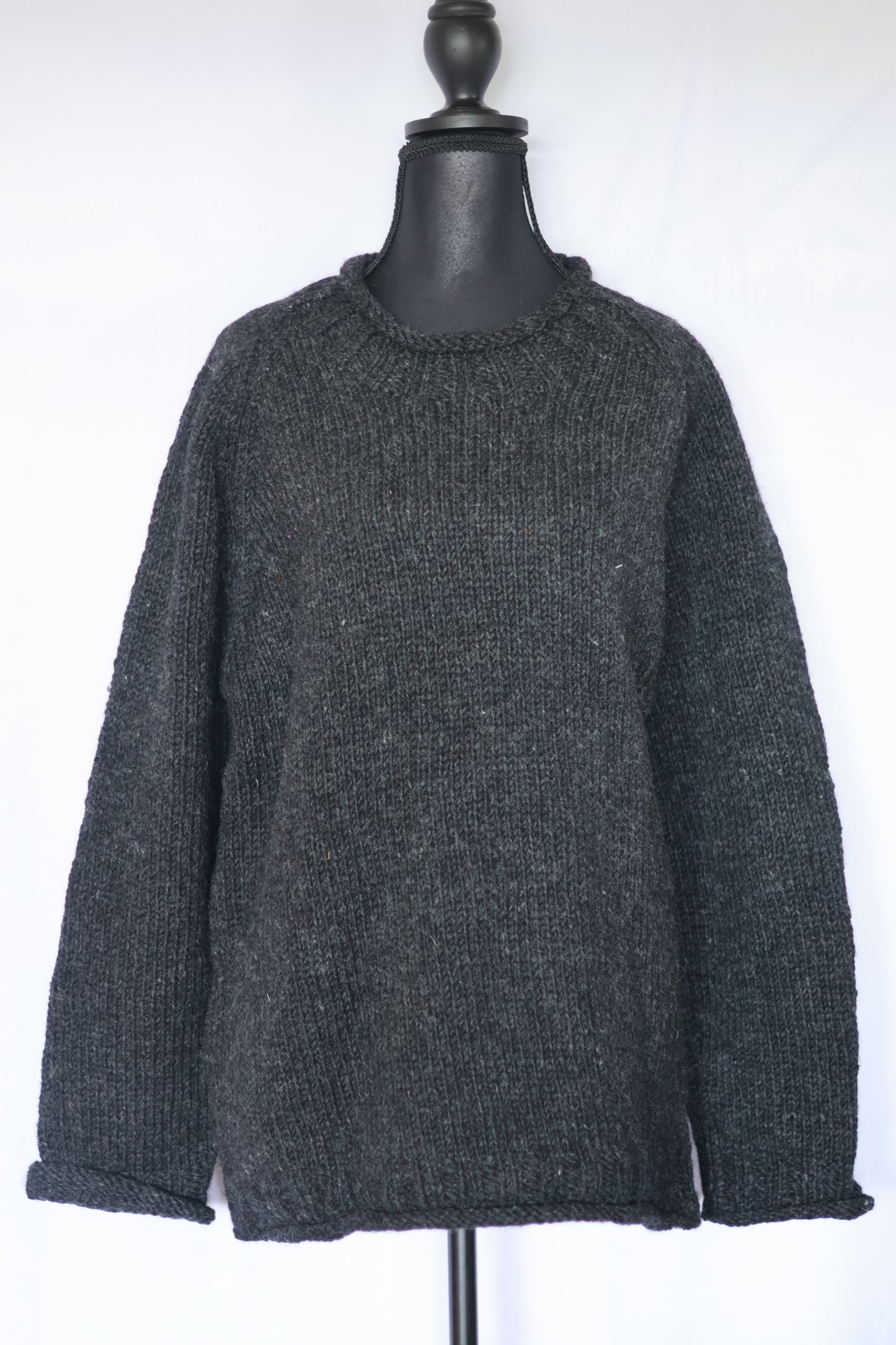 Roll Neck Sweater - Solid Color
