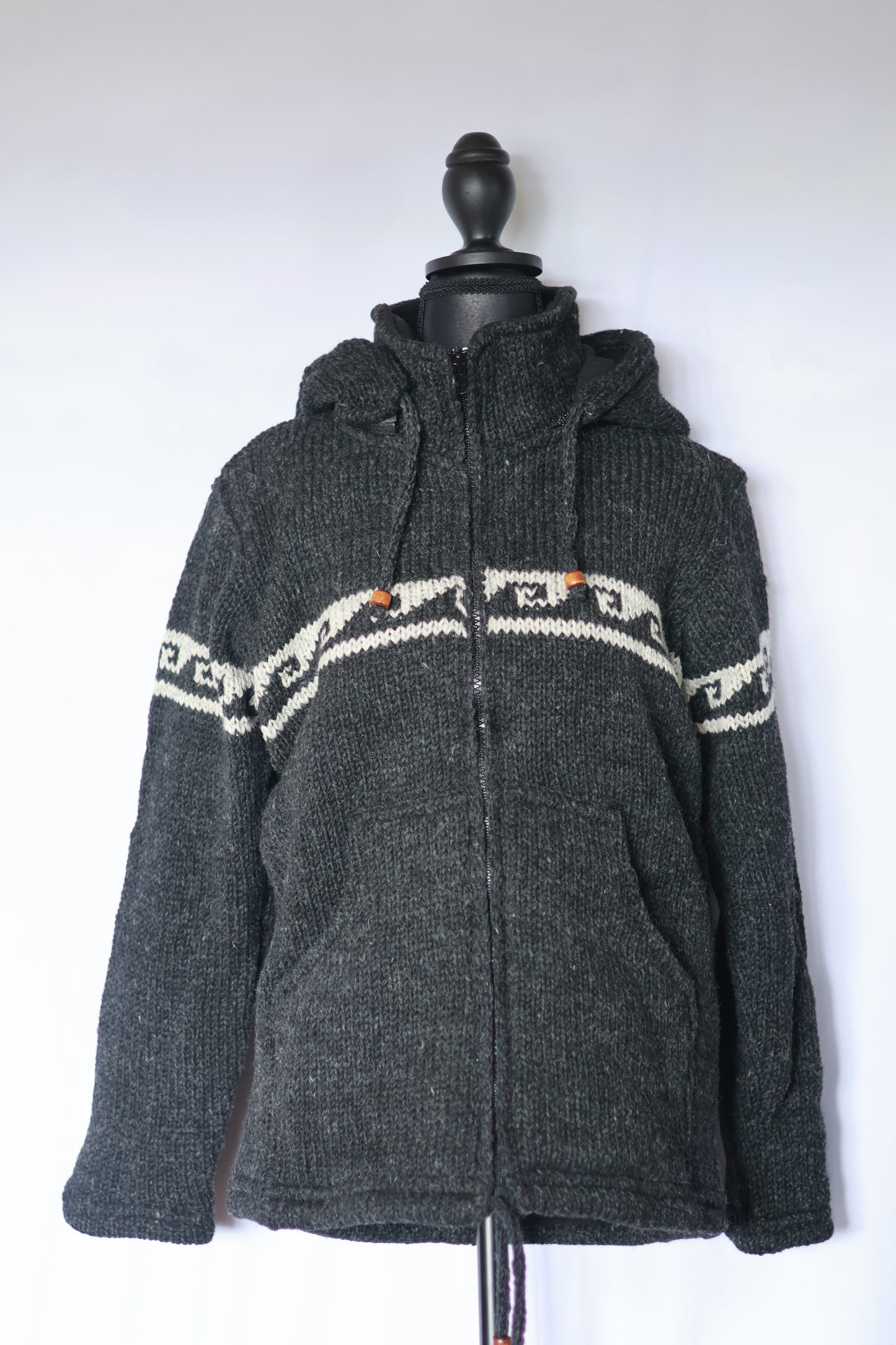 Wool Fleece Lined Jacket - Wave