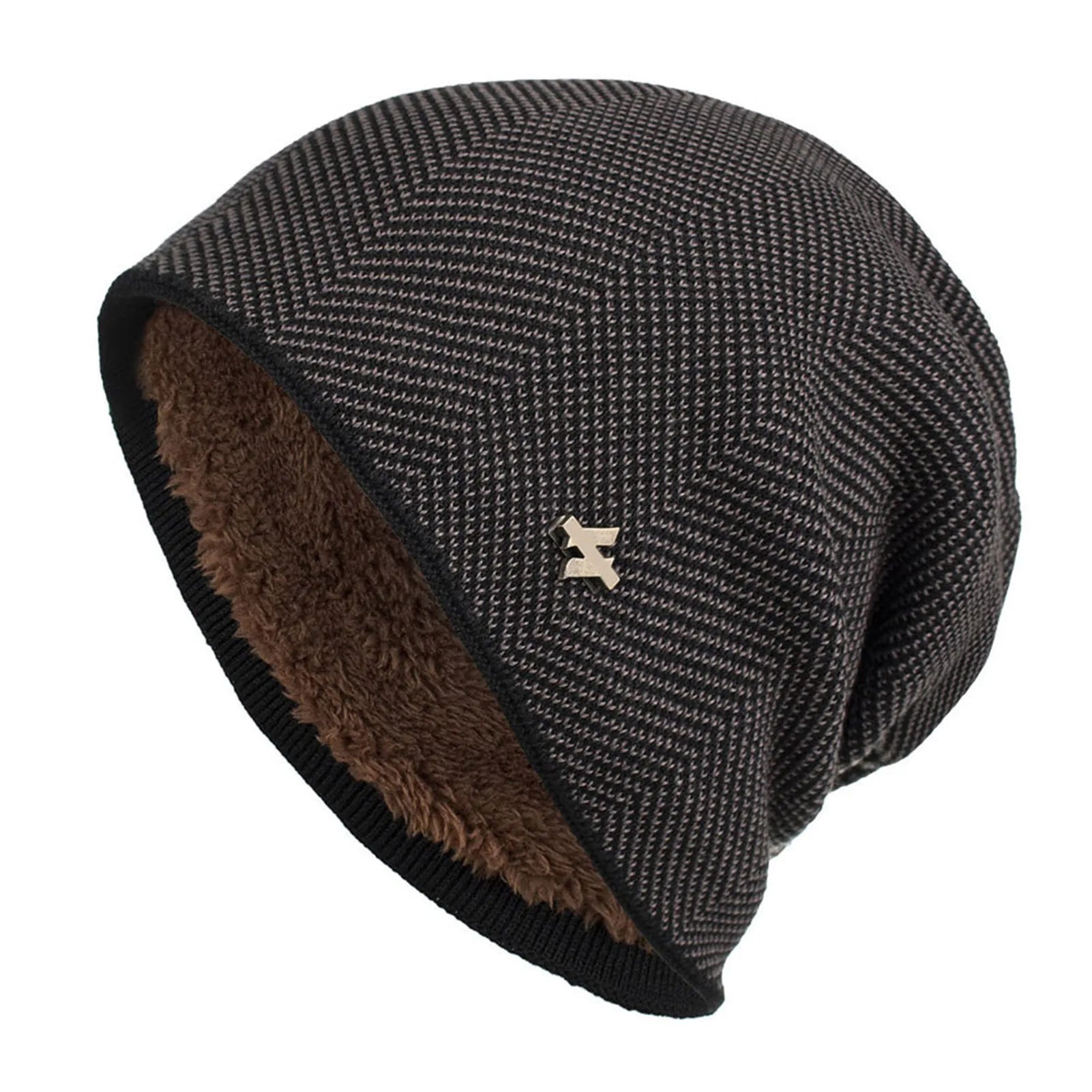 Fleece-Lined Winter Knit Beanie – Unisex Warm Snow Cap