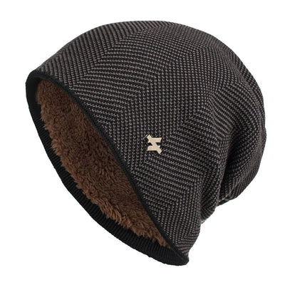 Fleece-Lined Winter Knit Beanie – Unisex Warm Snow Cap