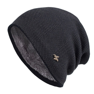 Fleece-Lined Winter Knit Beanie – Unisex Warm Snow Cap