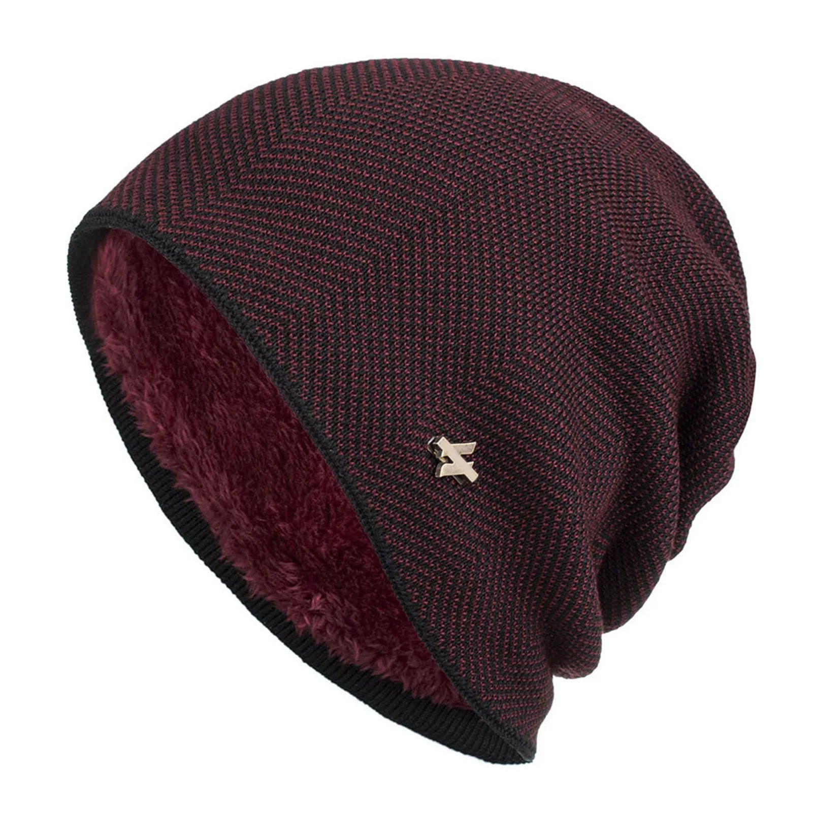 Fleece-Lined Winter Knit Beanie – Unisex Warm Snow Cap