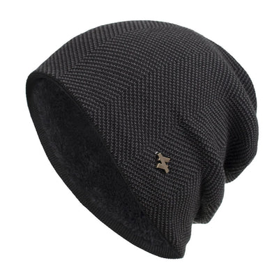 Fleece-Lined Winter Knit Beanie – Unisex Warm Snow Cap