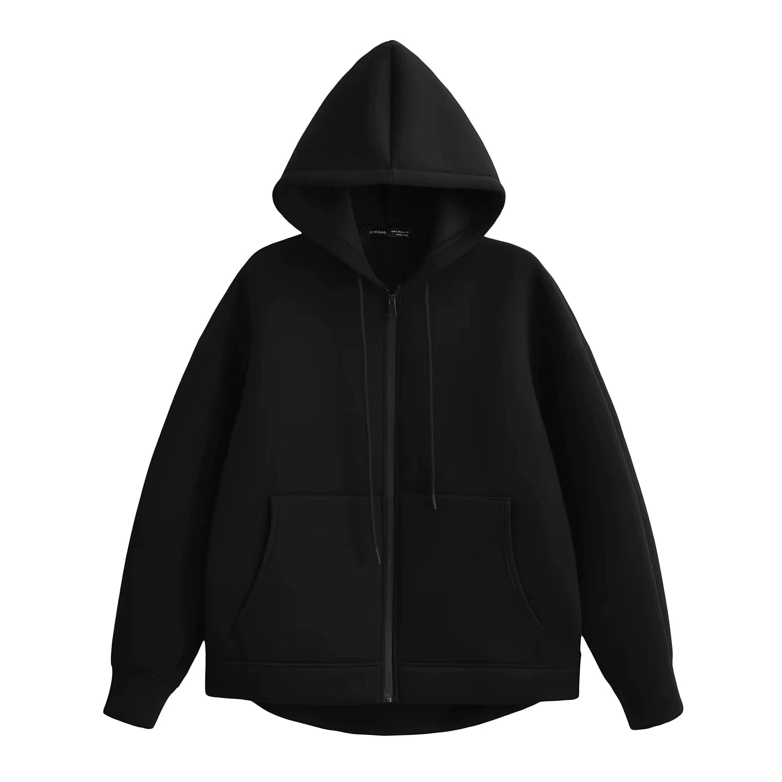 Women's Oversized Zip Hoodie Jacket – Chic Office Casual Outerwear