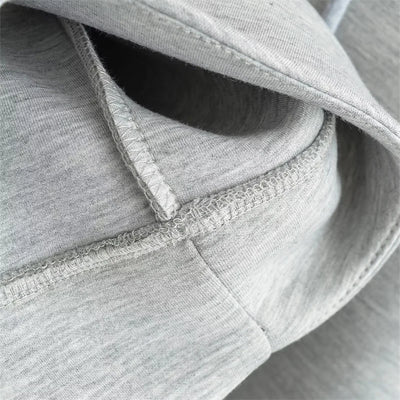 Oversized Zip-Up Hoodie – Women's Unisex High Street Outerwear