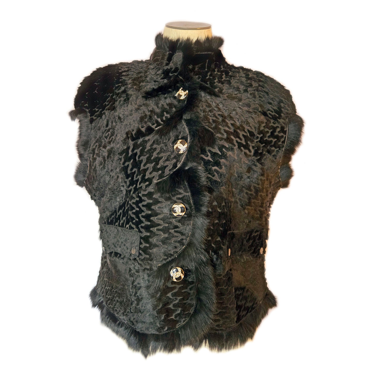 Summit Leather & Fur Vest