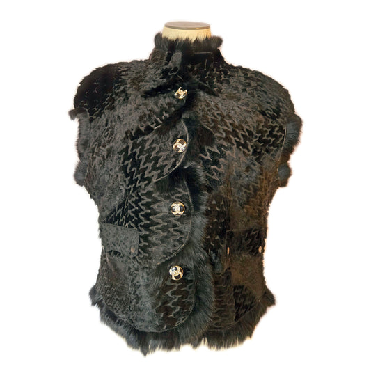 Summit Leather & Fur Vest
